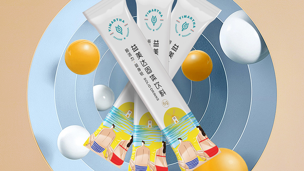 益美达代餐食品包装设计